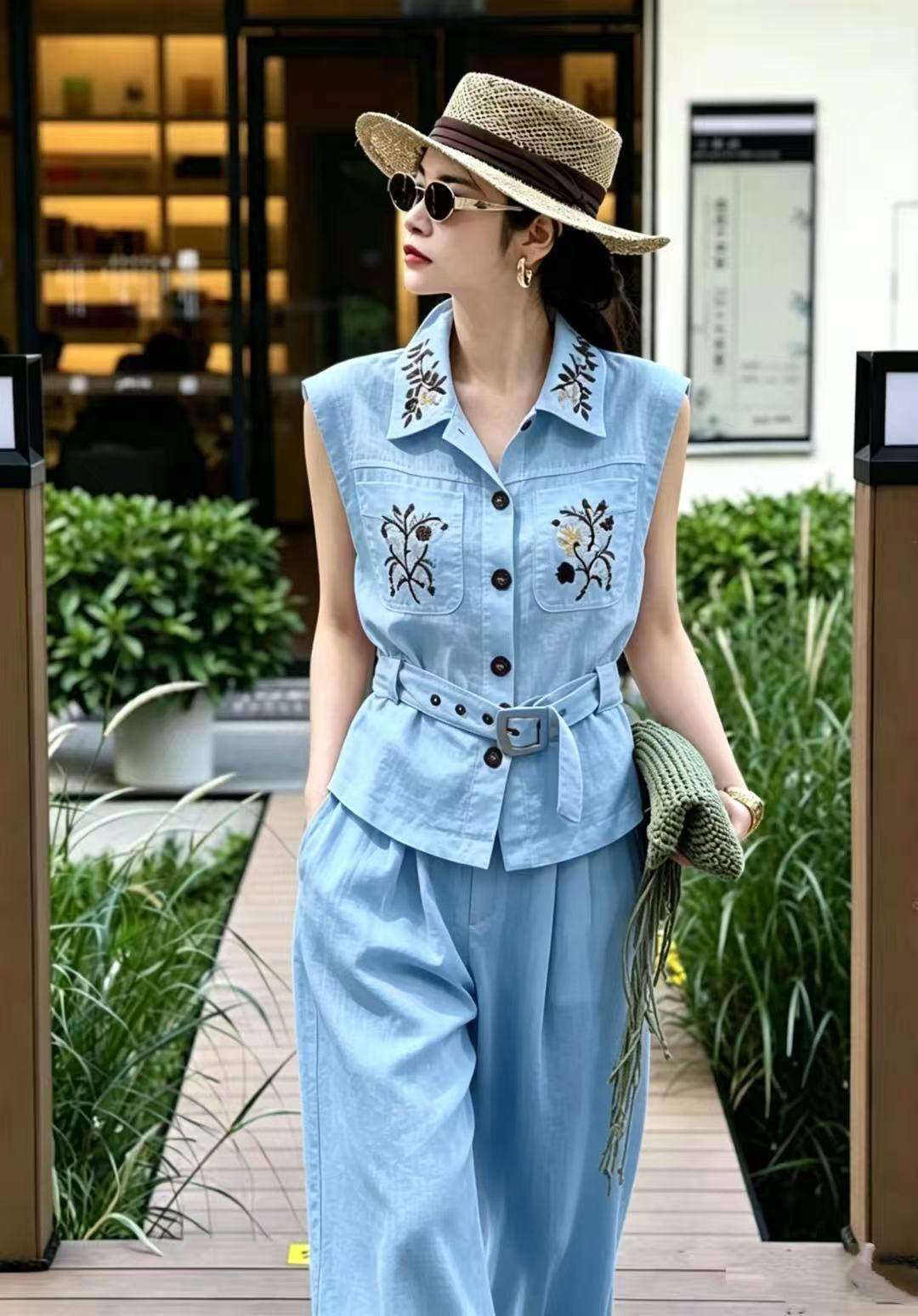 Heavyweight high-quality linen - مراجعة Linen Pant Wide وسعره