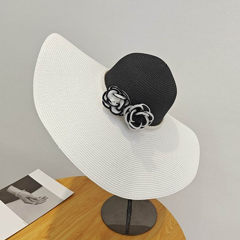 Two Tones Wide Brim Summer Hat - مراجعة Hat Floppy Wide وسعره