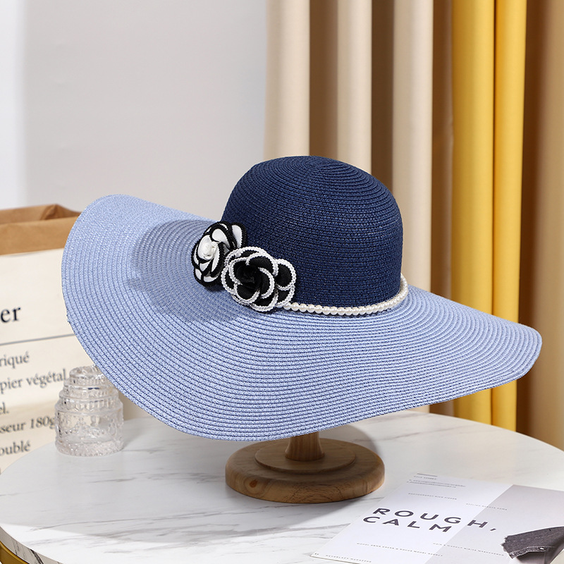 Two Tones Wide Brim Summer Hat - مراجعة Hat Floppy Wide وسعره