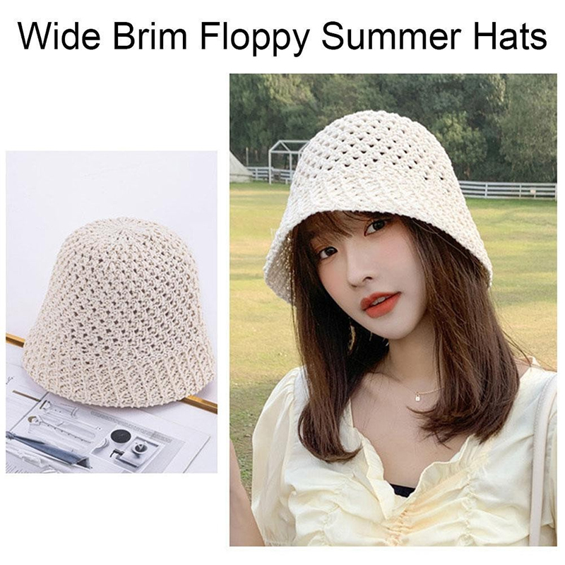 New Girls Sun Hat Wide Brim Fl - مراجعة Hat Floppy Wide وسعره
