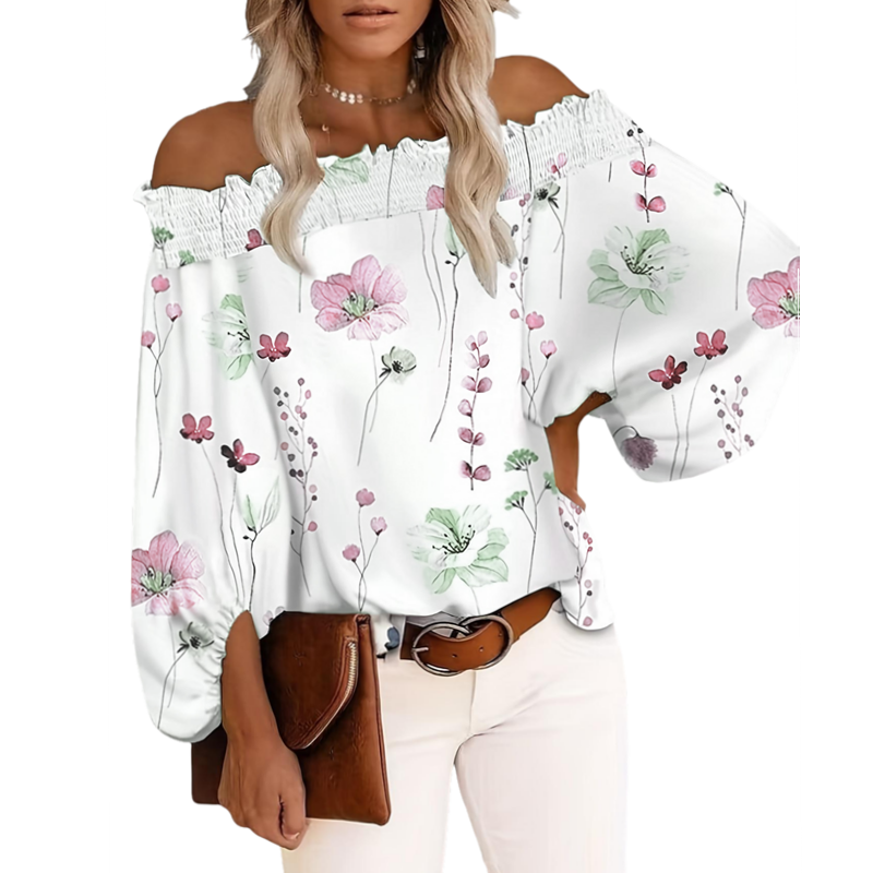 Plus Size New Women's Casual F - مراجعة Blouse Off Shoulder وسعره
