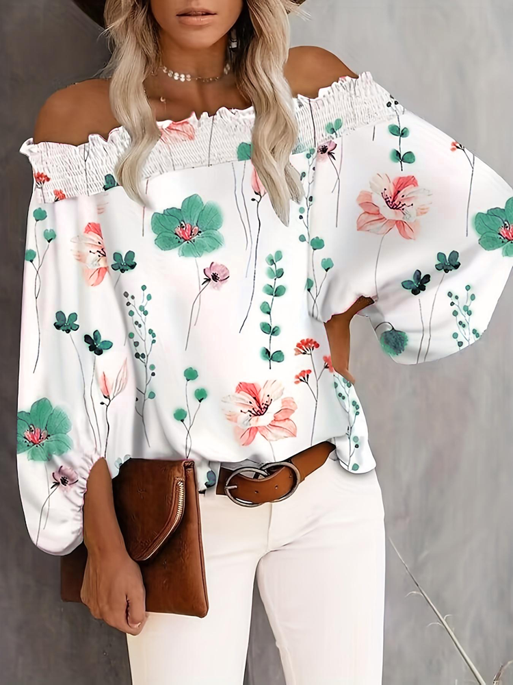 Plus Size New Women's Casual F - مراجعة Blouse Off Shoulder وسعره