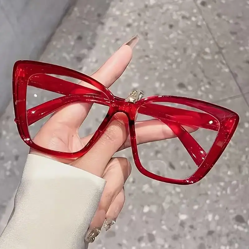 1Pc Fashionable Cat-Eye Glasse - مراجعة Sunglasses Cat Eye وسعره