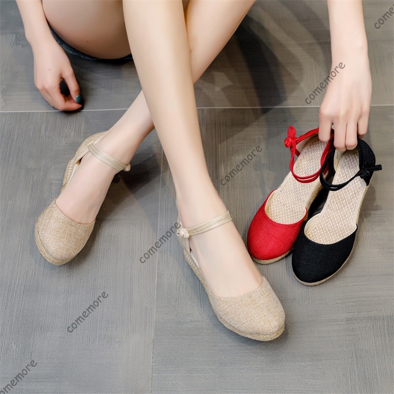 Comemore Sandals High Heel Sum - مراجعة Wedge Espadrille Women وسعره