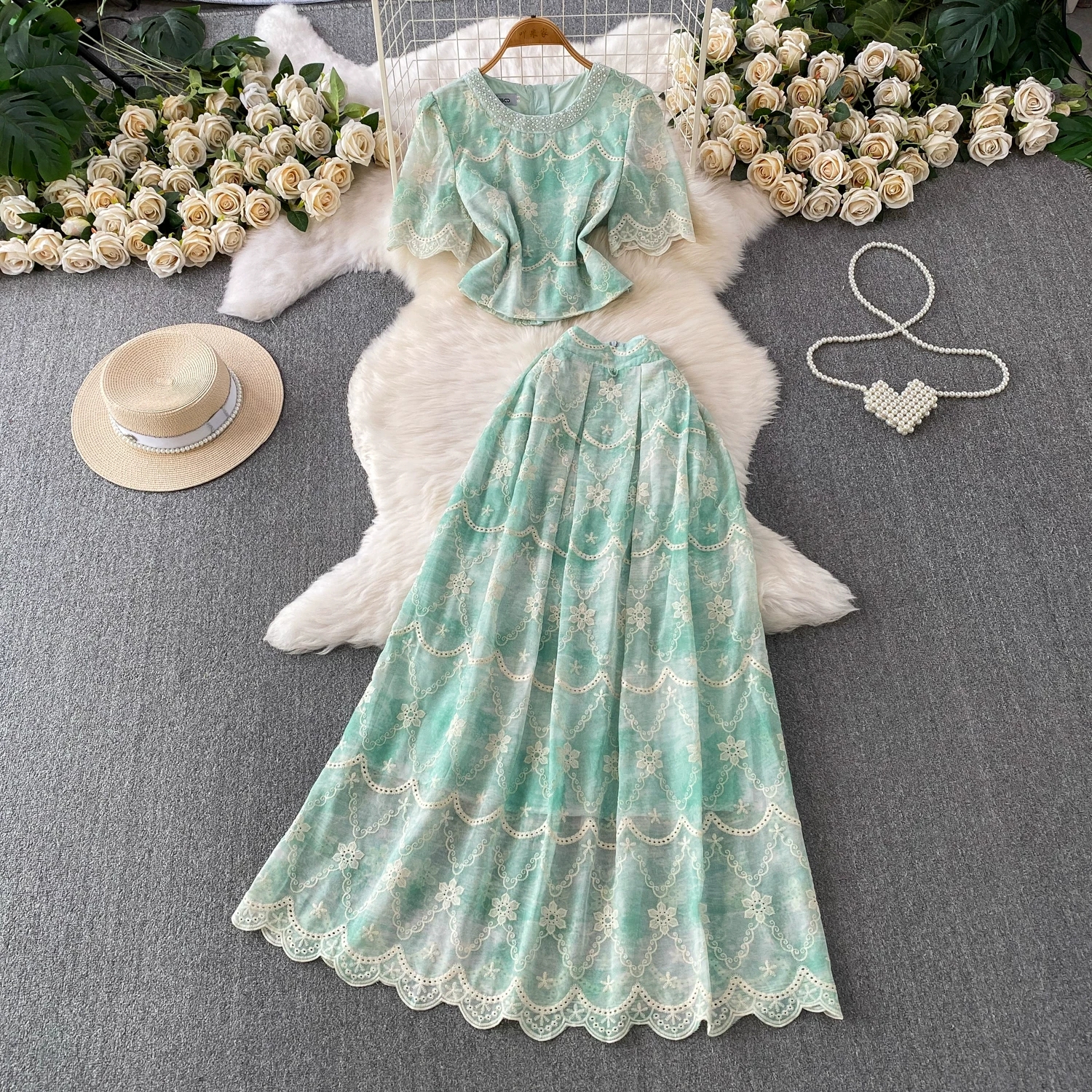 Vintage Boho Floral Crochet La - مراجعة Crop Top Crochet وسعره