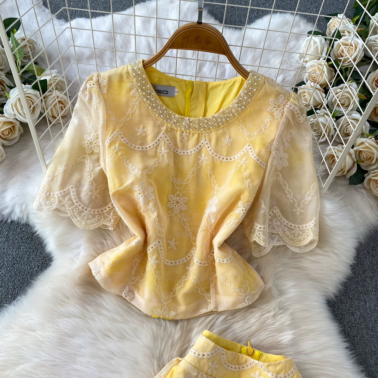 Vintage Boho Floral Crochet La - مراجعة Crop Top Crochet وسعره