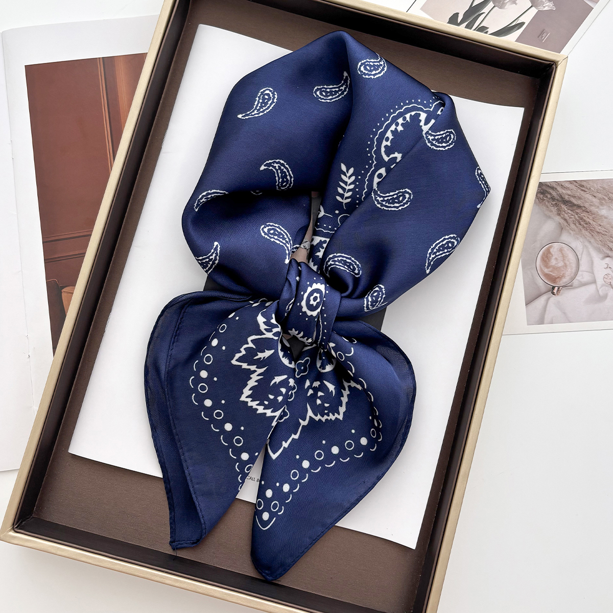 70*70cm Women Summer Luxury Fa - مراجعة Headband Summer Knit وسعره