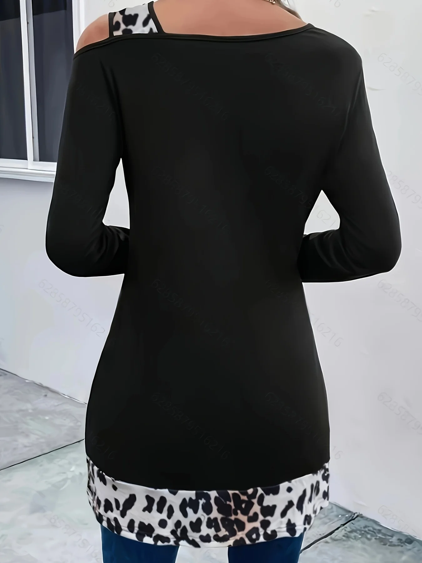 Plus Size 1XL-5XL Women's Fash - مراجعة Blouse Off Shoulder وسعره
