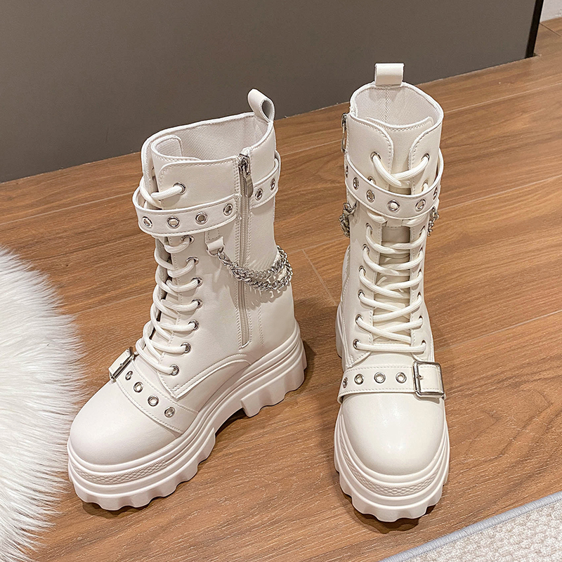 Autumn Thick Heel Ankle Boots  - مراجعة Wedge Espadrille Women وسعره