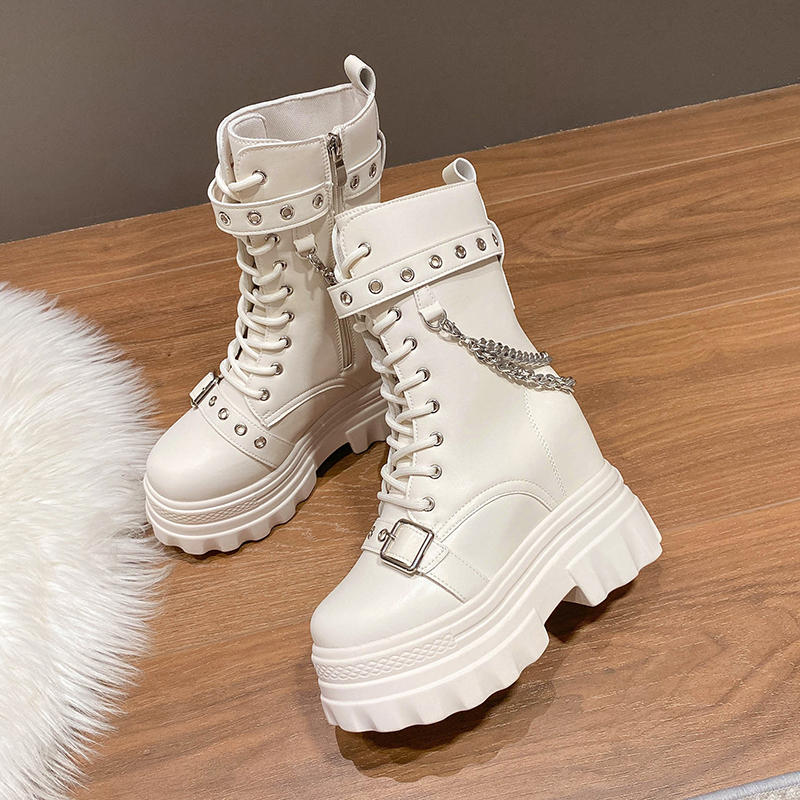 Autumn Thick Heel Ankle Boots  - مراجعة Wedge Espadrille Women وسعره