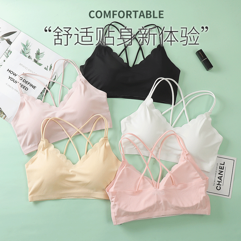3D Sexy Lingerie Seamless Spor - مراجعة Bralette Triangle Set وسعره