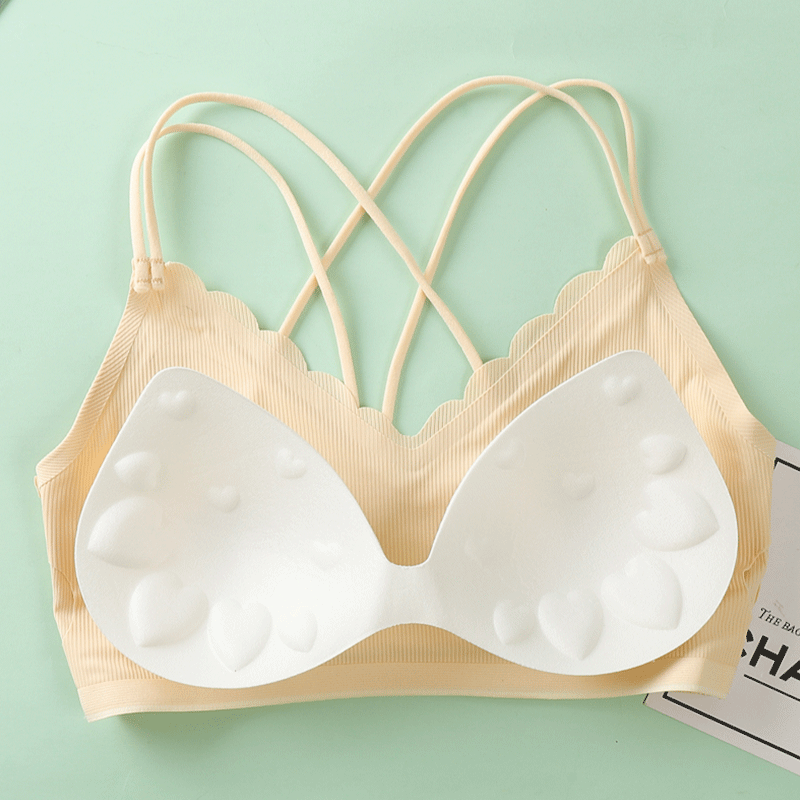 3D Sexy Lingerie Seamless Spor - مراجعة Bralette Triangle Set وسعره