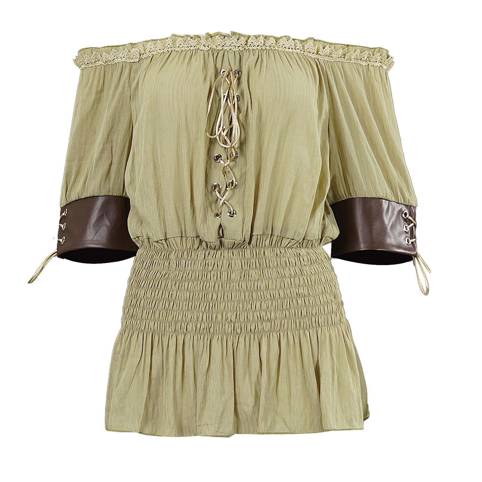 Women's Renaissance Pirate Blo - مراجعة Blouse Off Shoulder وسعره