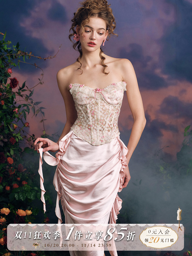 LaceMade Orginal Design Fairyt - مراجعة Midi Skirt Floral وسعره