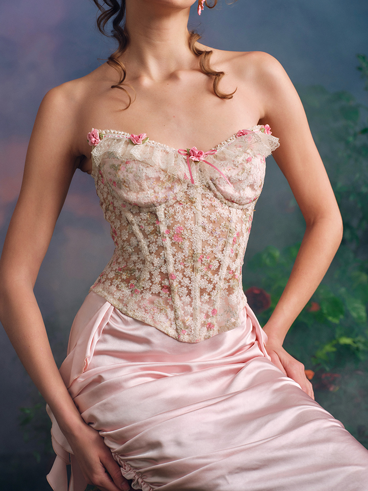 LaceMade Orginal Design Fairyt - مراجعة Midi Skirt Floral وسعره