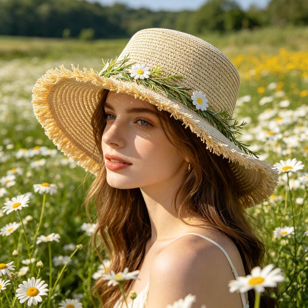 Sun Hat Wide Brim Floppy Straw - مراجعة Hat Floppy Wide وسعره