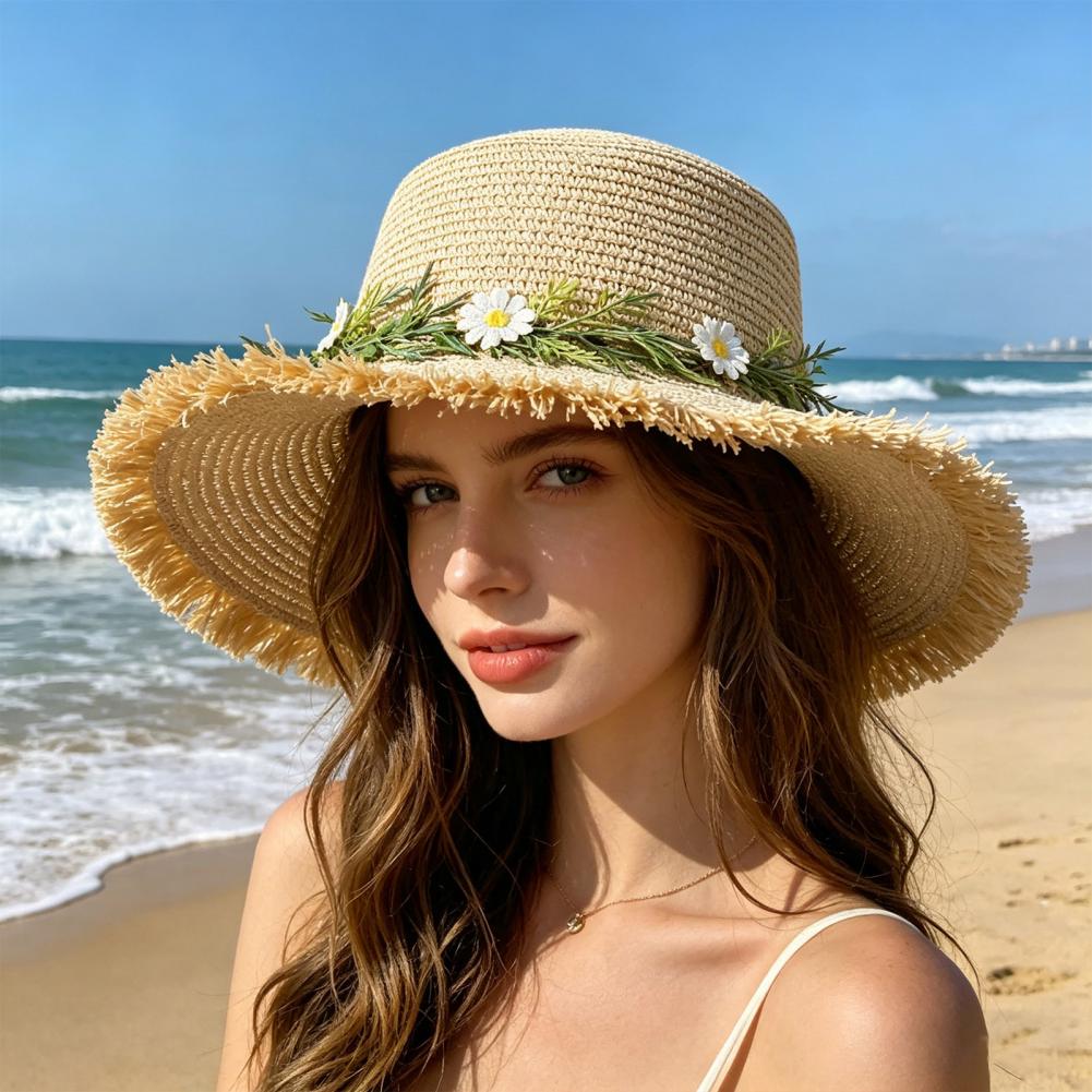 Sun Hat Wide Brim Floppy Straw - مراجعة Hat Floppy Wide وسعره
