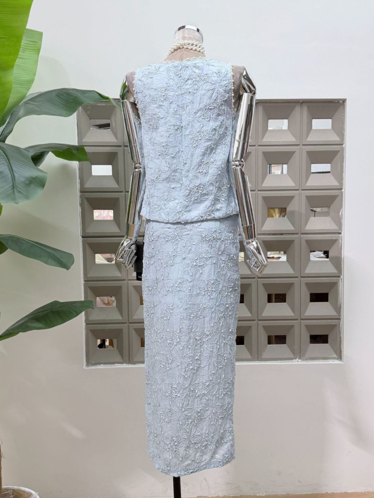 DFDG Women 2026 Spring Summer  - مراجعة Midi Skirt Floral وسعره