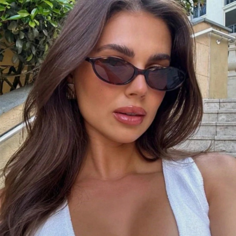 Retro Oval Frame Sunglasses Fa - مراجعة Sunglasses Cat Eye وسعره