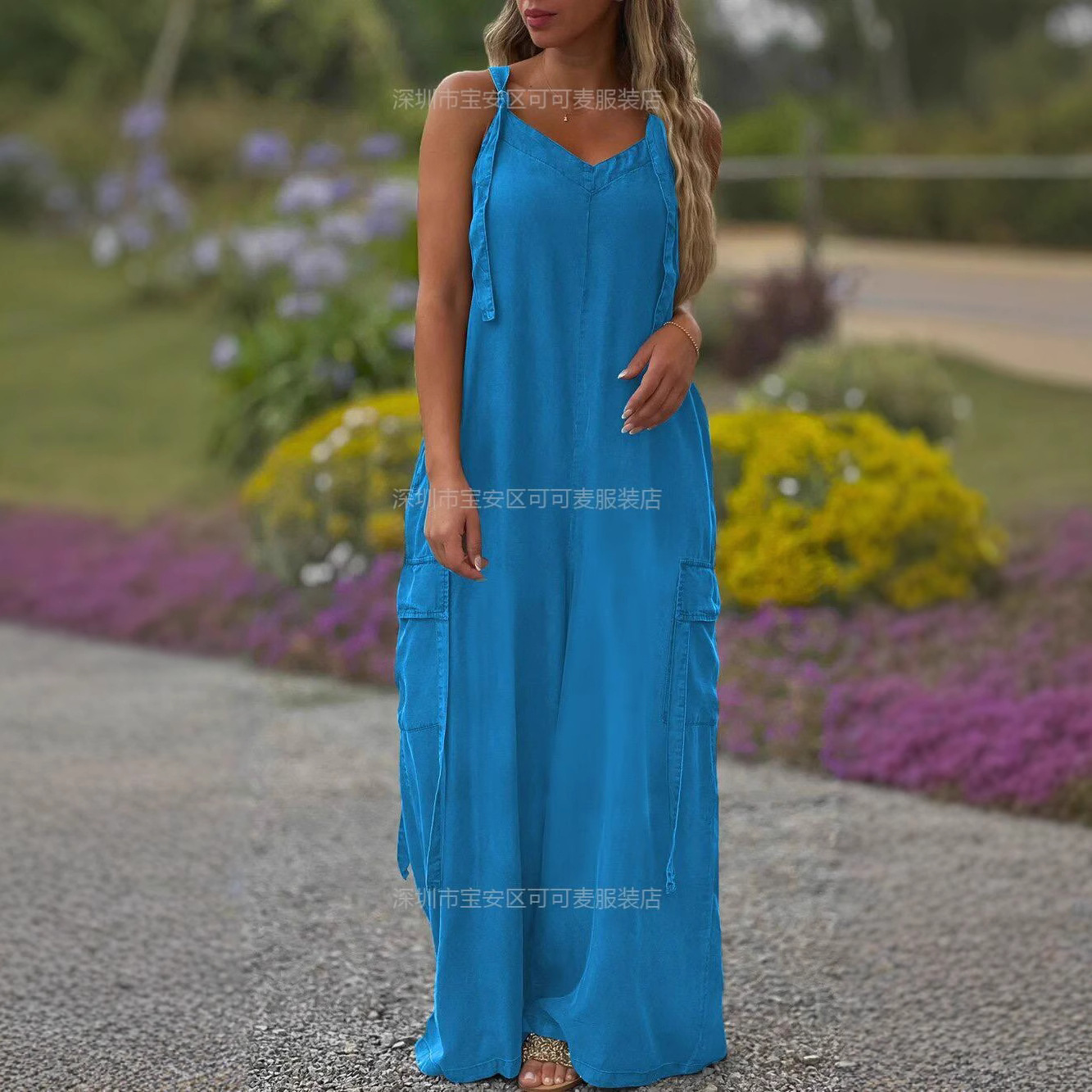 Loose Summer Jumpsuit Casual L - مراجعة Jumpsuit Linen Relaxed وسعره