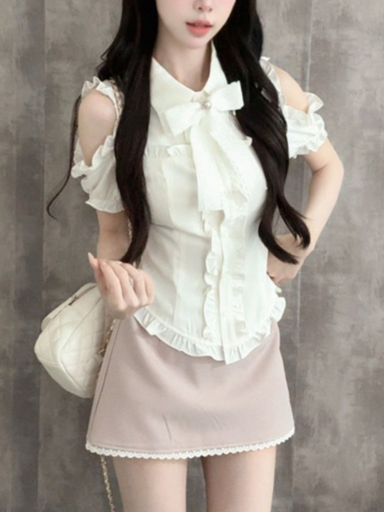Japanese Sweet New 2 Piece Set - مراجعة Blouse Off Shoulder وسعره