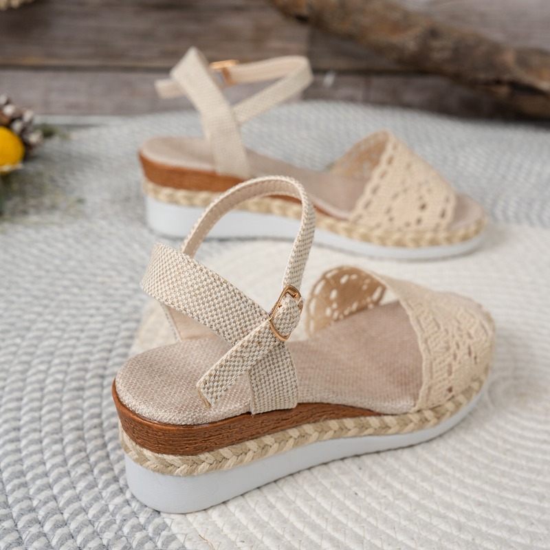 Women Lace Wedge Sandals Espad - مراجعة Wedge Espadrille Women وسعره