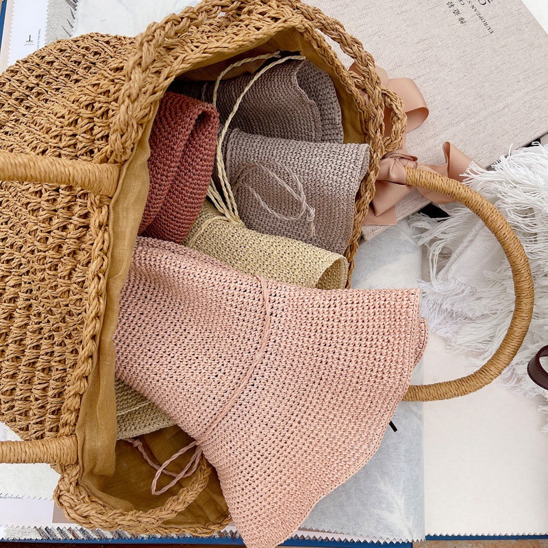 250g Thin Paper Raffia Yarn fo - مراجعة Crochet Bag Raffia وسعره