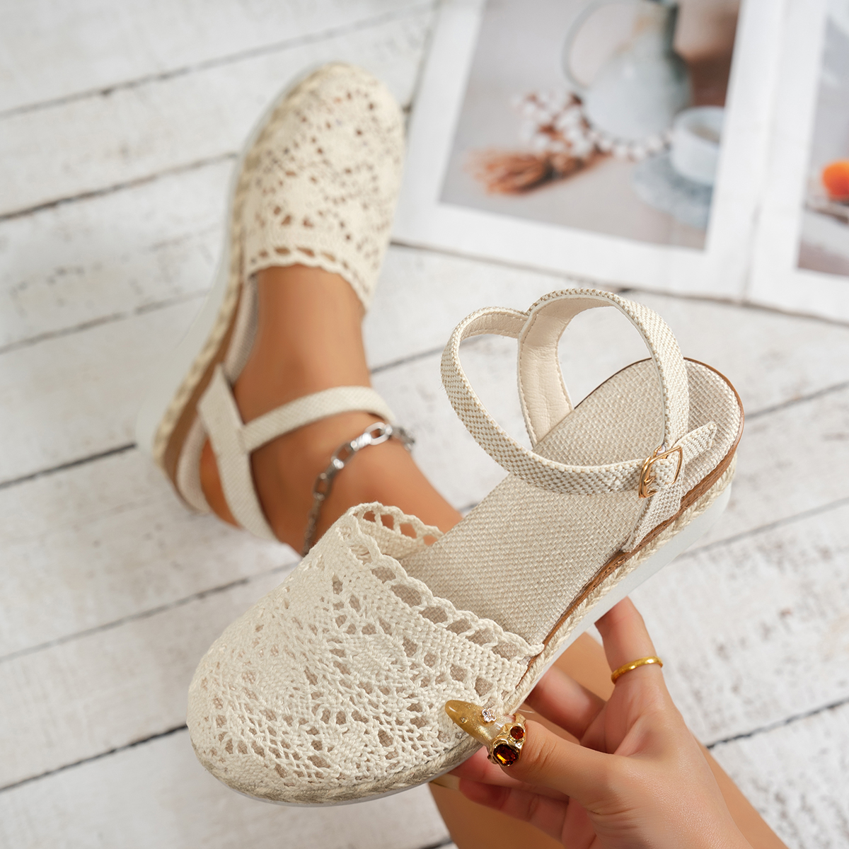 Women Wedge Sandals 2025 Summe - مراجعة Wedge Espadrille Women وسعره