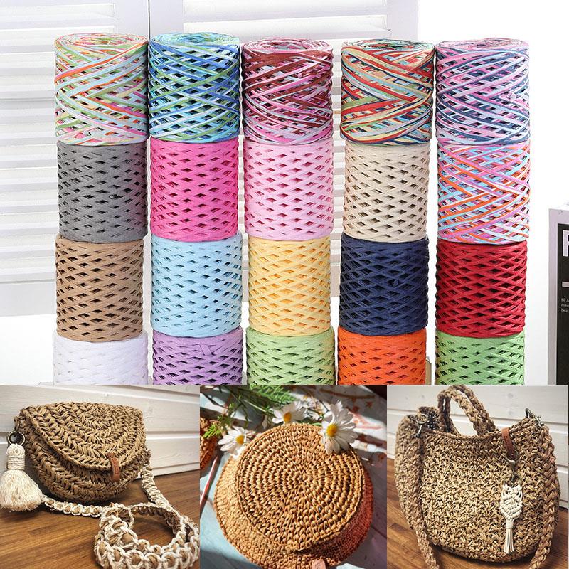 200M Raffia paper rope Straw Y - مراجعة Crochet Bag Raffia وسعره