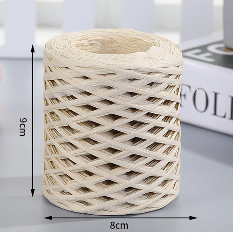 200M Raffia paper rope Straw Y - مراجعة Crochet Bag Raffia وسعره