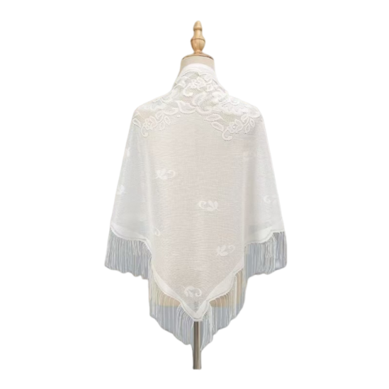 Floral Lace Shawl Wrap Women E - مراجعة Kimono Sheer Floral وسعره