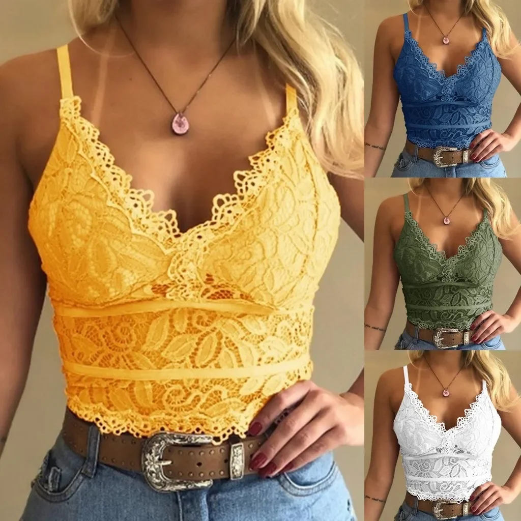 Floral Bralette Lace Bras Push - مراجعة Bralette Triangle Set وسعره