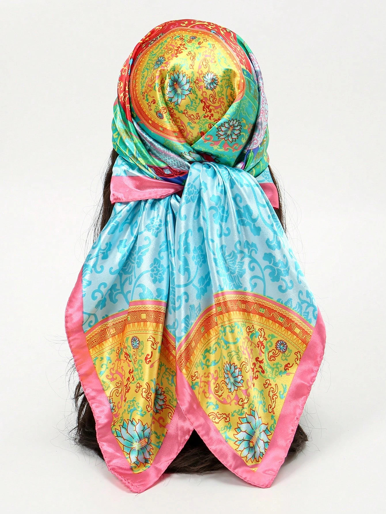 Luxury Brand Silk Satin Square - مراجعة Headband Summer Knit وسعره