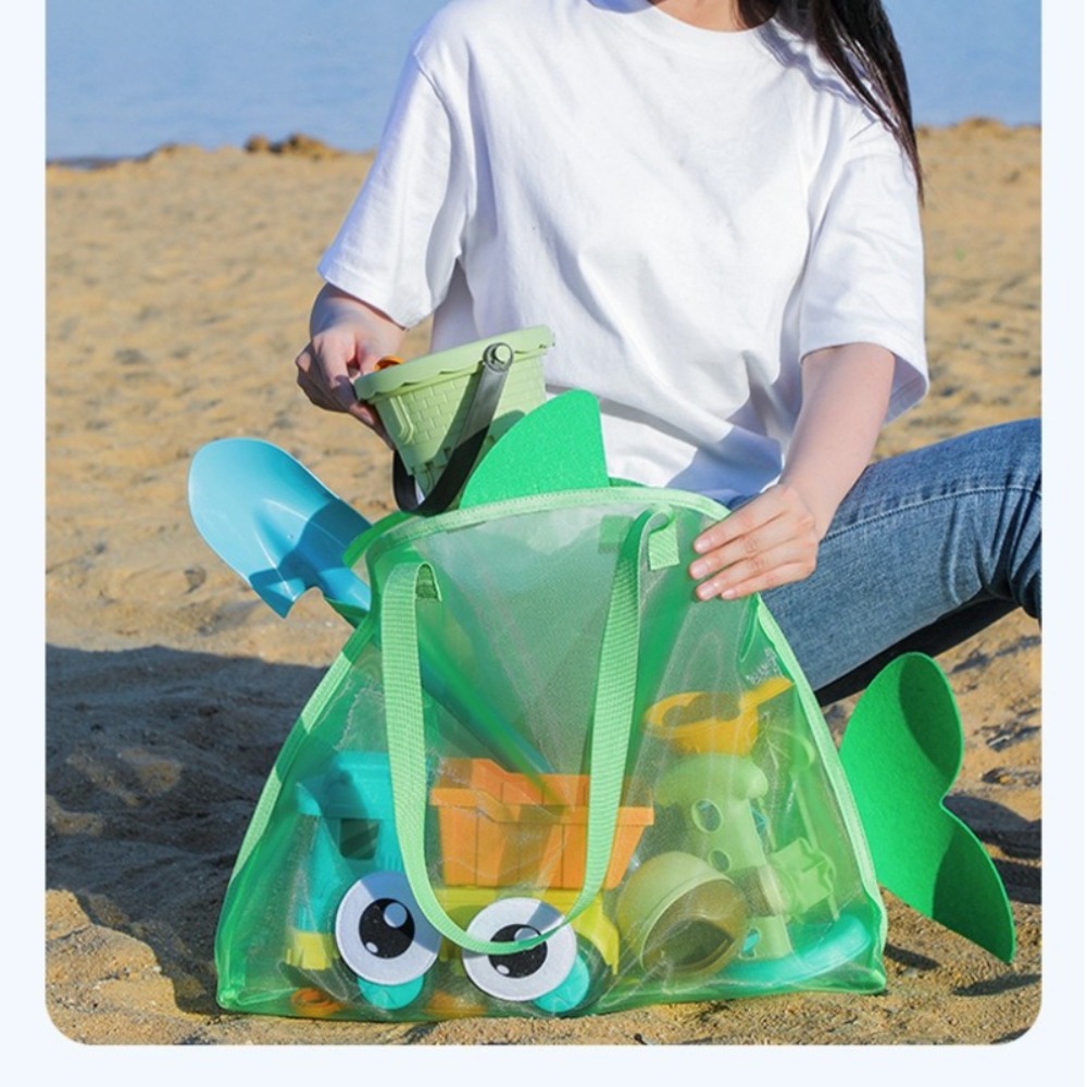 Kids Mesh Beach Bags Colorful  - مراجعة Tote Bag Beach وسعره