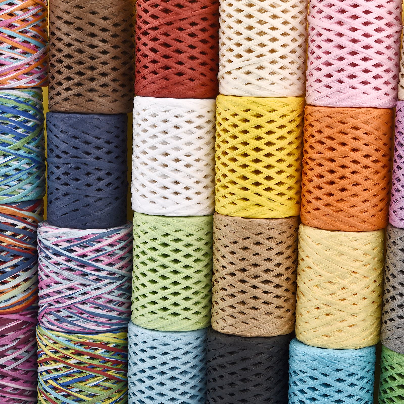 100M Natural Raffia Straw Yarn - مراجعة Crochet Bag Raffia وسعره