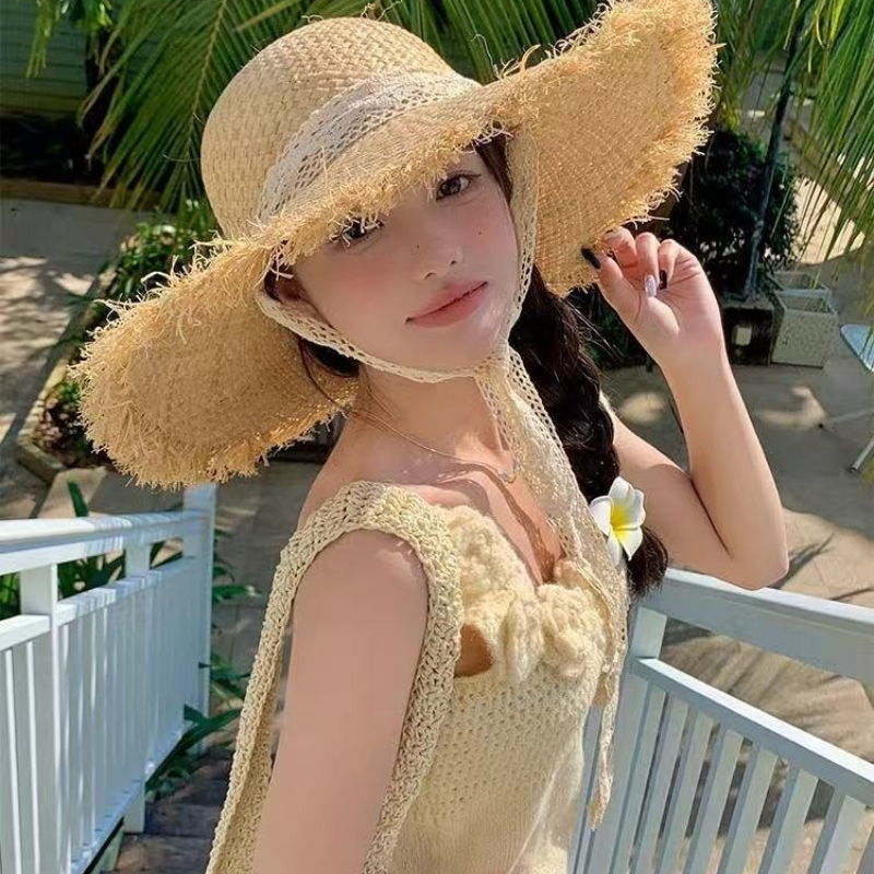 Women Raffia Straw Sun Hat Wid - مراجعة Hat Floppy Wide وسعره