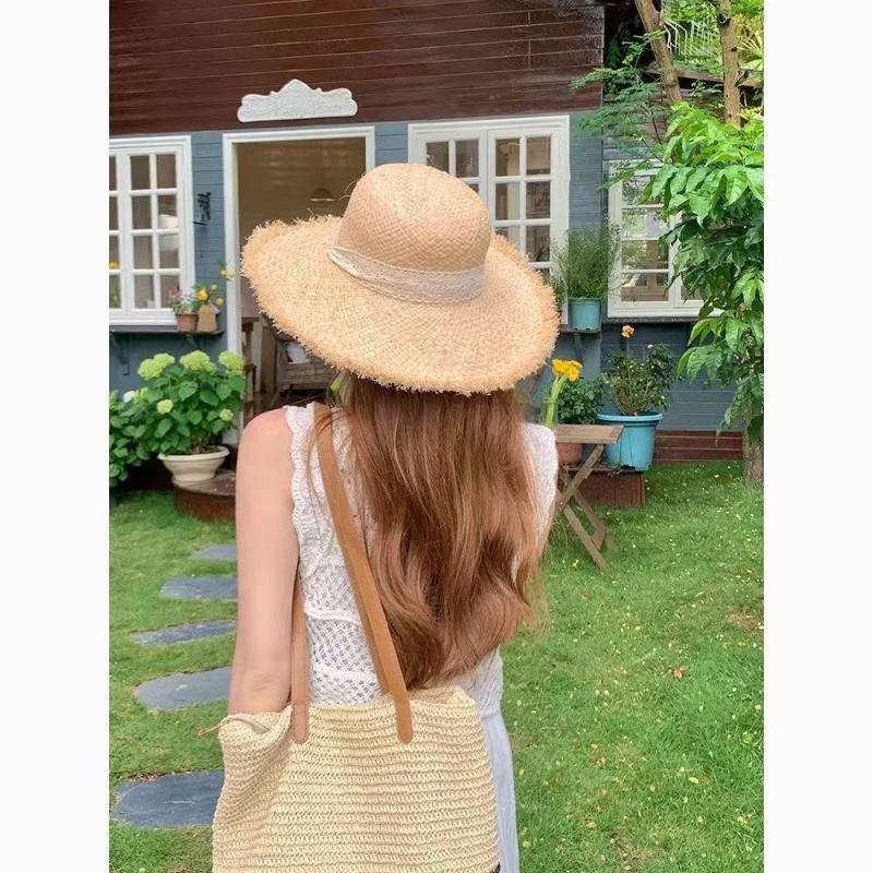 Women Raffia Straw Sun Hat Wid - مراجعة Hat Floppy Wide وسعره