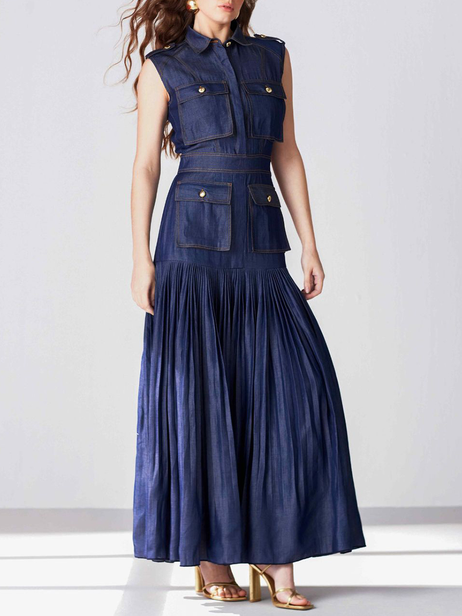 TWOTWINSTYLE Patchwork Pockets - مراجعة Linen Dress Wrap وسعره