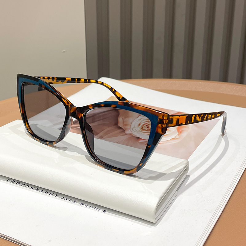 Women Color Block Cat Eye Eyeg - مراجعة Sunglasses Cat Eye وسعره