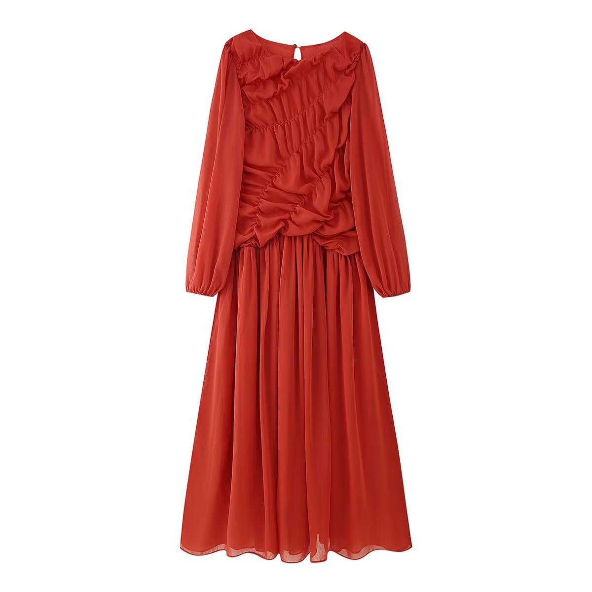 Autumn Long Sleeve Dresses 202 - مراجعة Linen Dress Wrap وسعره