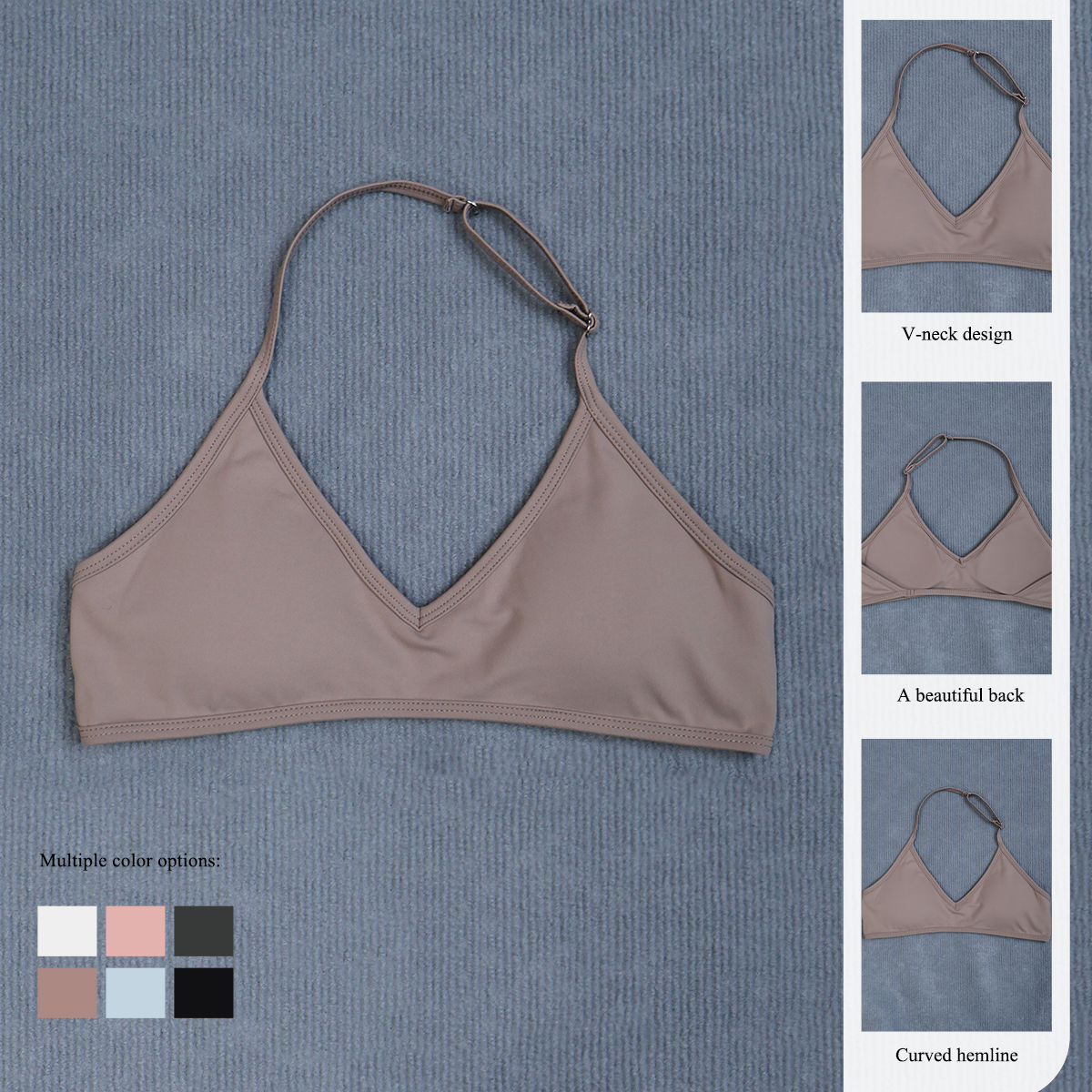 Women's Summer Halter Neck Pad - مراجعة Crop Top Crochet وسعره