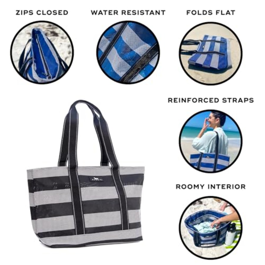Joyride - Large Sandproof Beac - مراجعة Tote Bag Beach وسعره