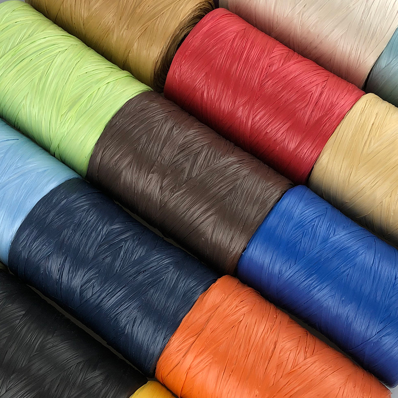 100g/pcs Flat Raffia Paper Yar - مراجعة Crochet Bag Raffia وسعره