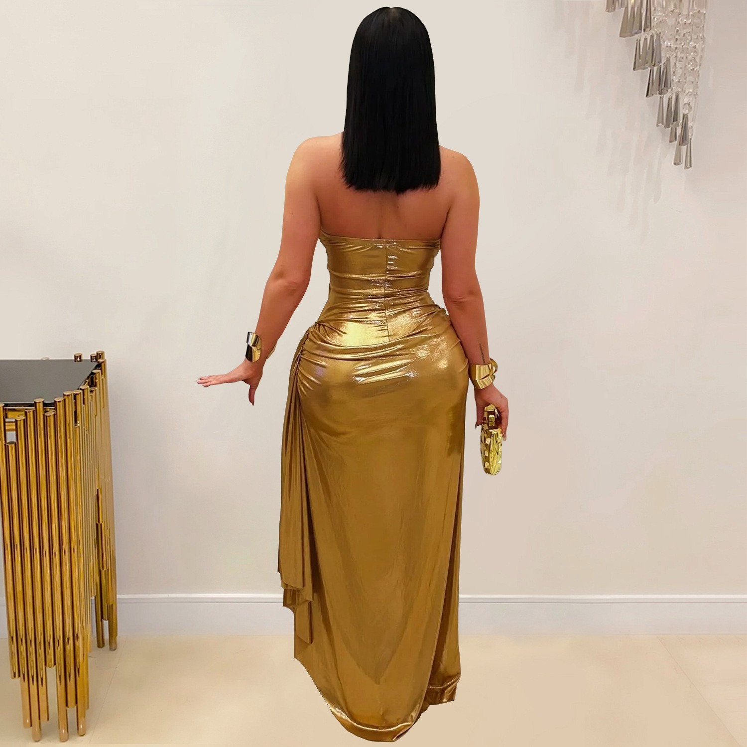 Wedding Guest Dress Evening Ha - مراجعة Maxi Dress Halter وسعره