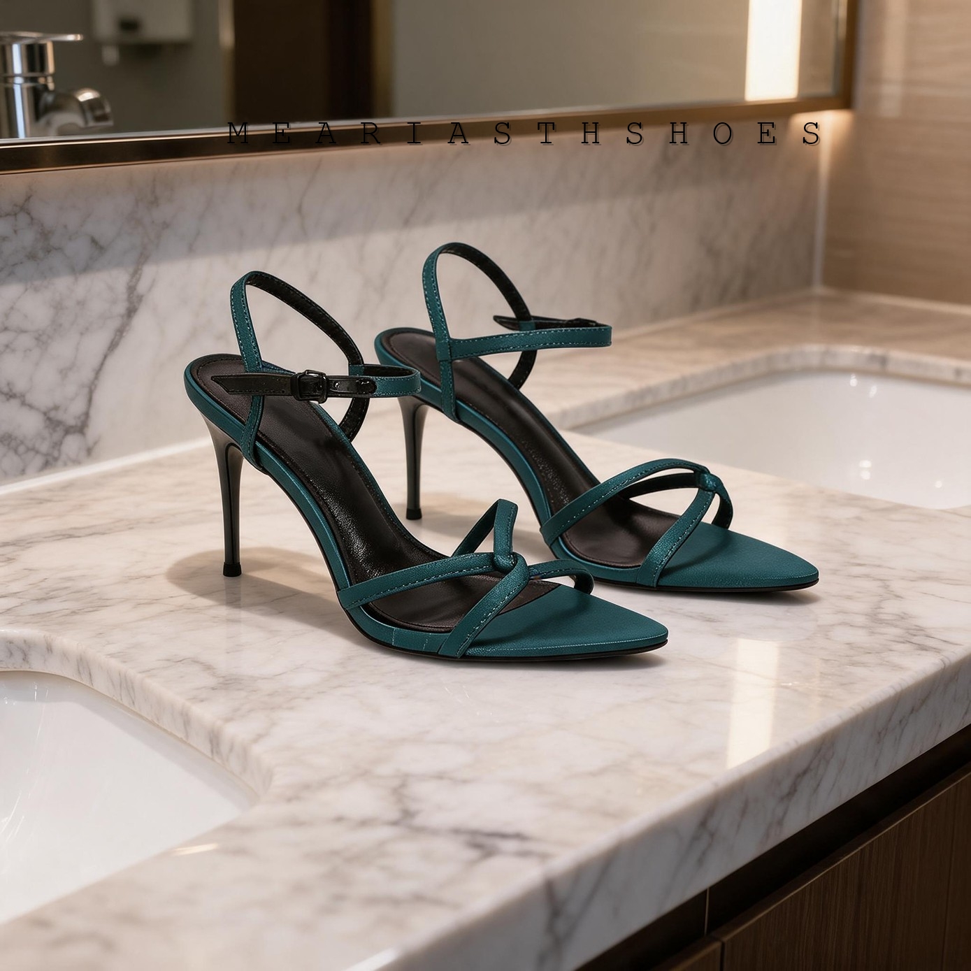 Elegant Women Strappy Stiletto - مراجعة Sandal Strappy Heeled وسعره