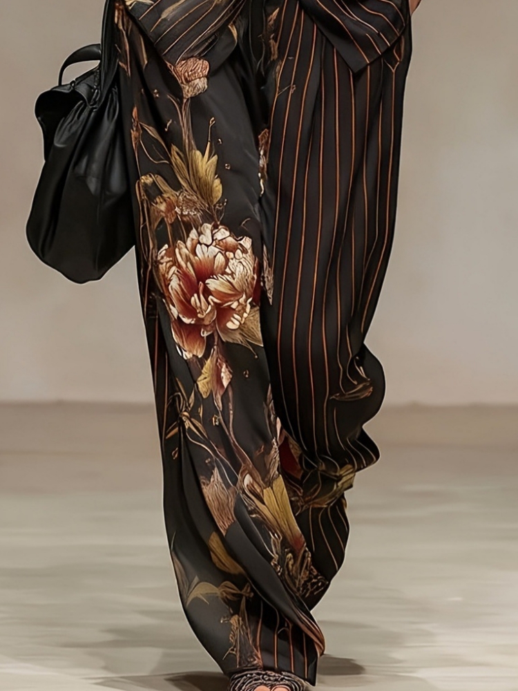 Chiffon Women Summer 2PCS Matc - مراجعة Romper Floral Print وسعره