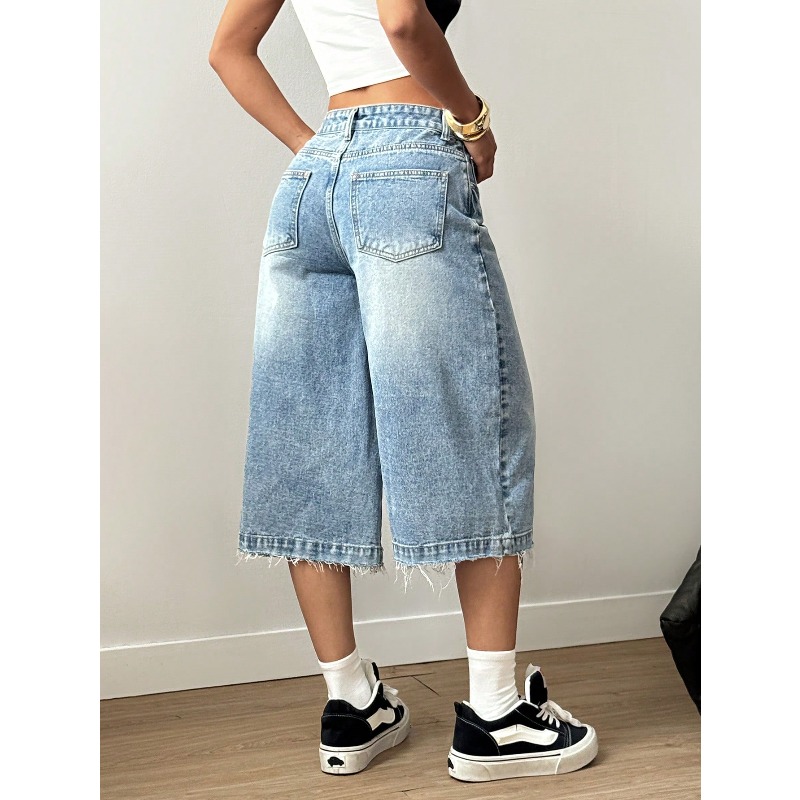 2026 Women's Fashion Frayed He - مراجعة Shorts Denim Frayed وسعره