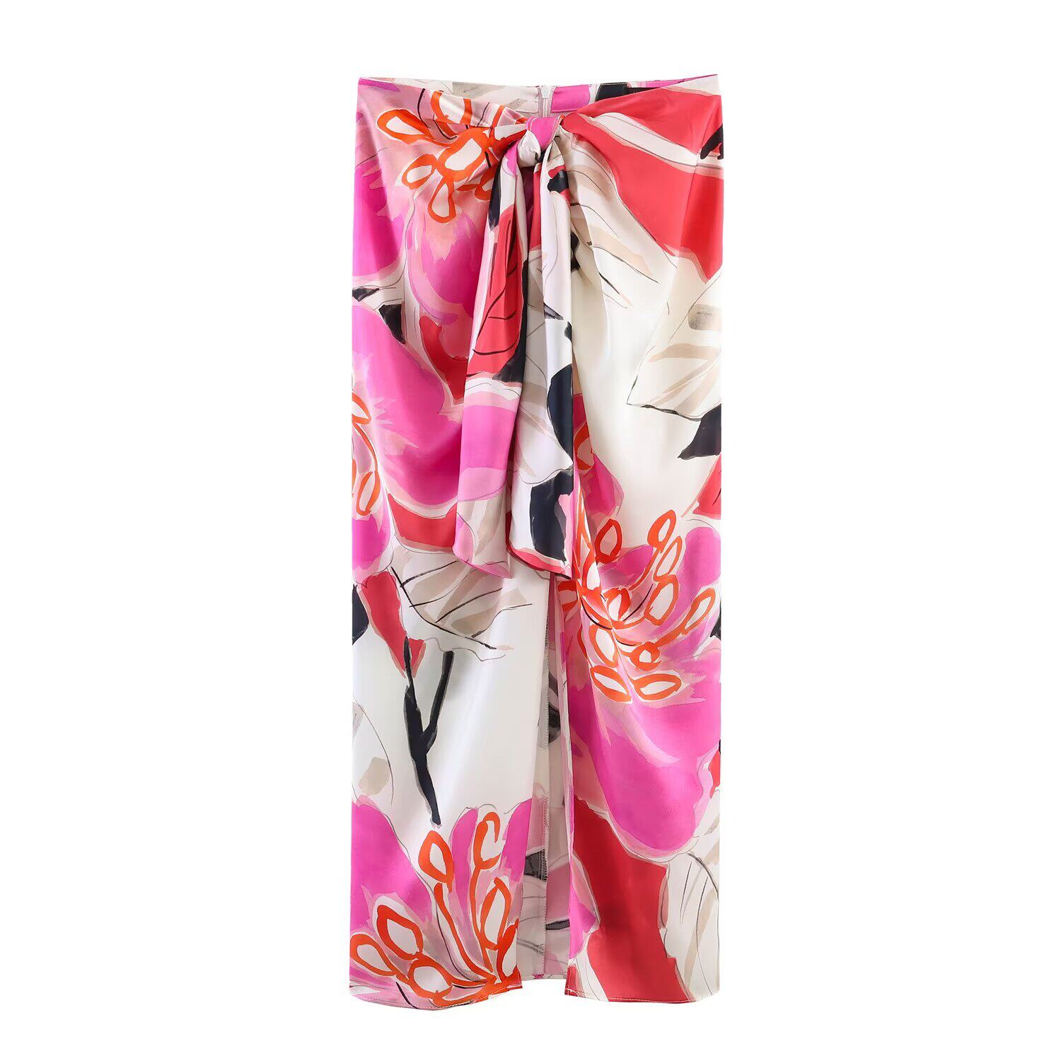 JNLEAOG Summer New Women's Sil - مراجعة Midi Skirt Floral وسعره