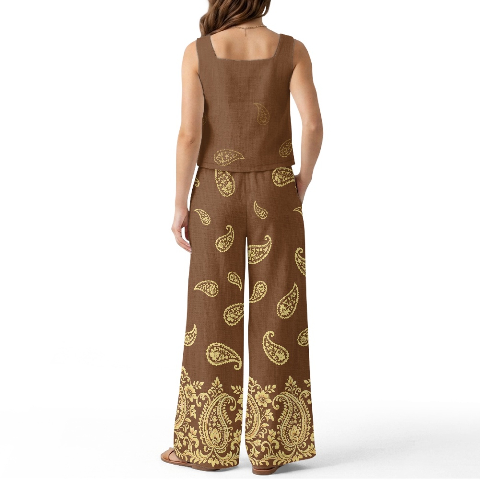 INSTANTARTS Women’s Linen Vest - مراجعة Linen Pant Wide وسعره