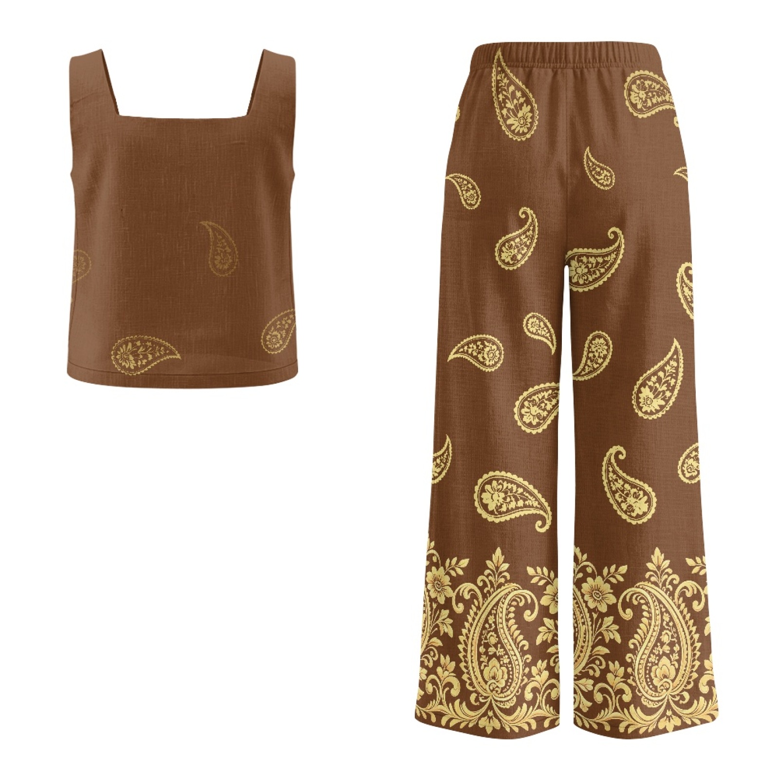INSTANTARTS Women’s Linen Vest - مراجعة Linen Pant Wide وسعره